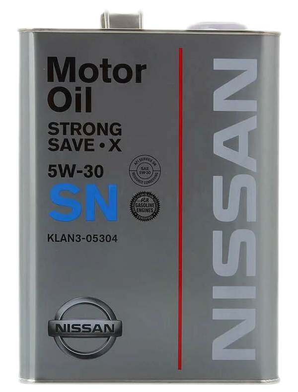 Моторное масло NISSAN SN Strong SaveX SAE 5W30 4л