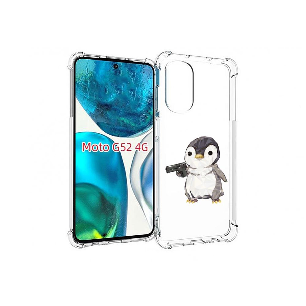 

Чехол MyPads Пингвин детский для Motorola Moto G82 / Moto G52, Прозрачный, Tocco