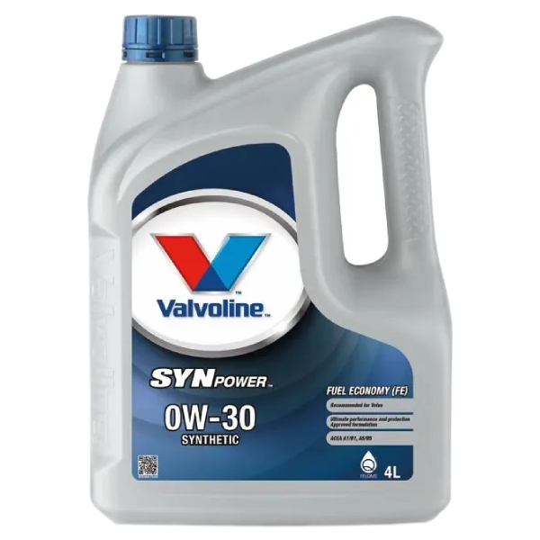 фото Моторное масло valvoline synpower fe sae 0w-30 (4л)