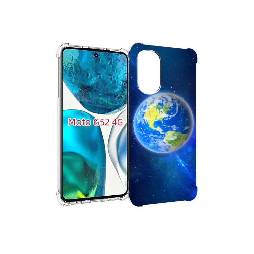 

Чехол MyPads Планета-Земля для Motorola Moto G82 / Moto G52, Прозрачный, Tocco