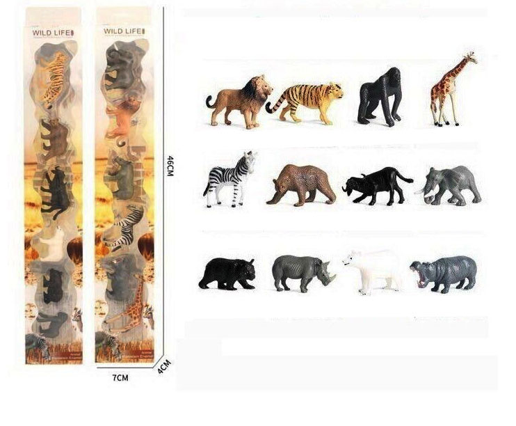Игровой набор Junfa Фигурки диких животных, 6 штук abtoys юный натуралист фигурки диких лесных животных 6 шт