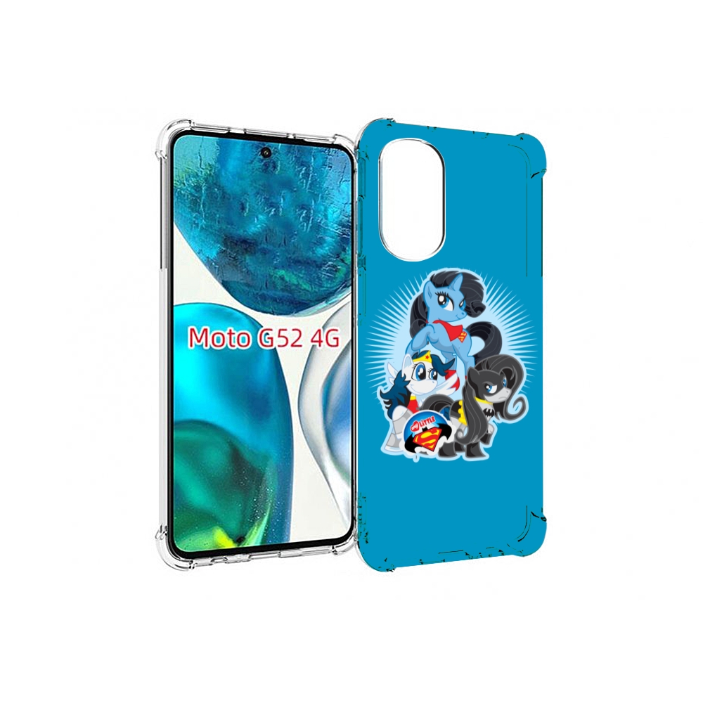 

Чехол MyPads Пони-литл для Motorola Moto G82 / Moto G52, Прозрачный, Tocco