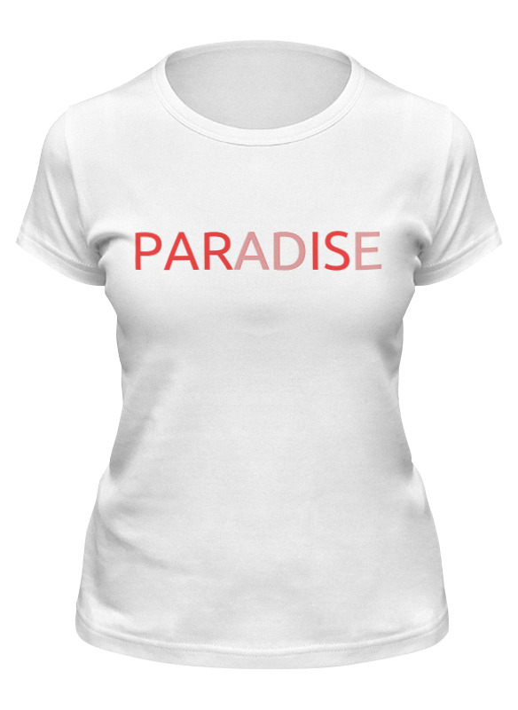 

Футболка женская Printio Paris or paradise белая 2XL, Белый, Paris or paradise
