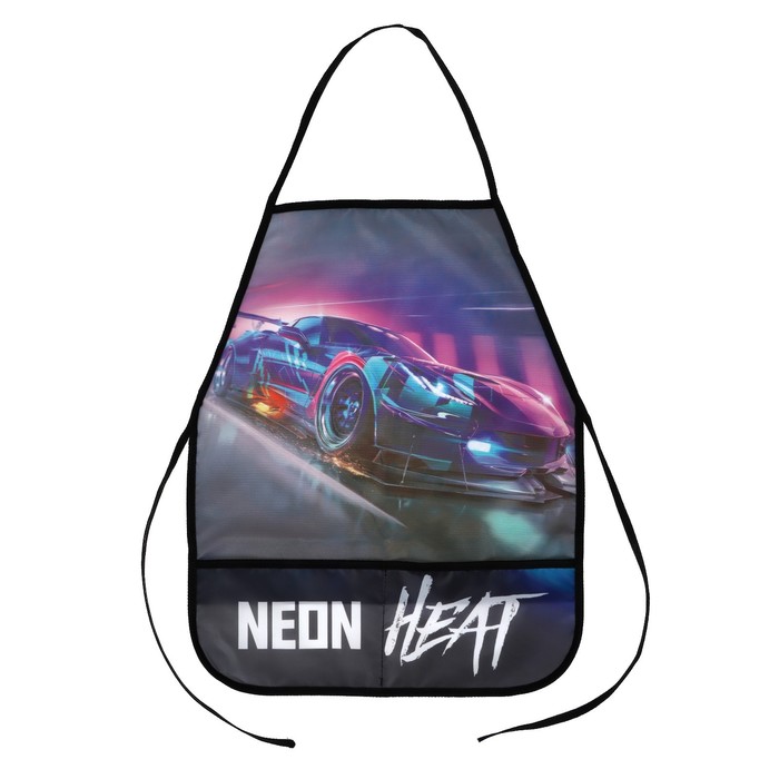 

Фартук для труда 490 х 390 мм, Neon car, Разноцветный