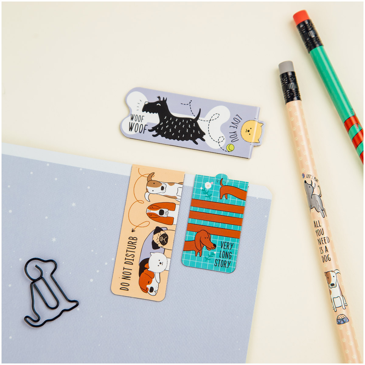 

Закладки магнитные для книг, 3шт., MESHU "Best friend", Разноцветный