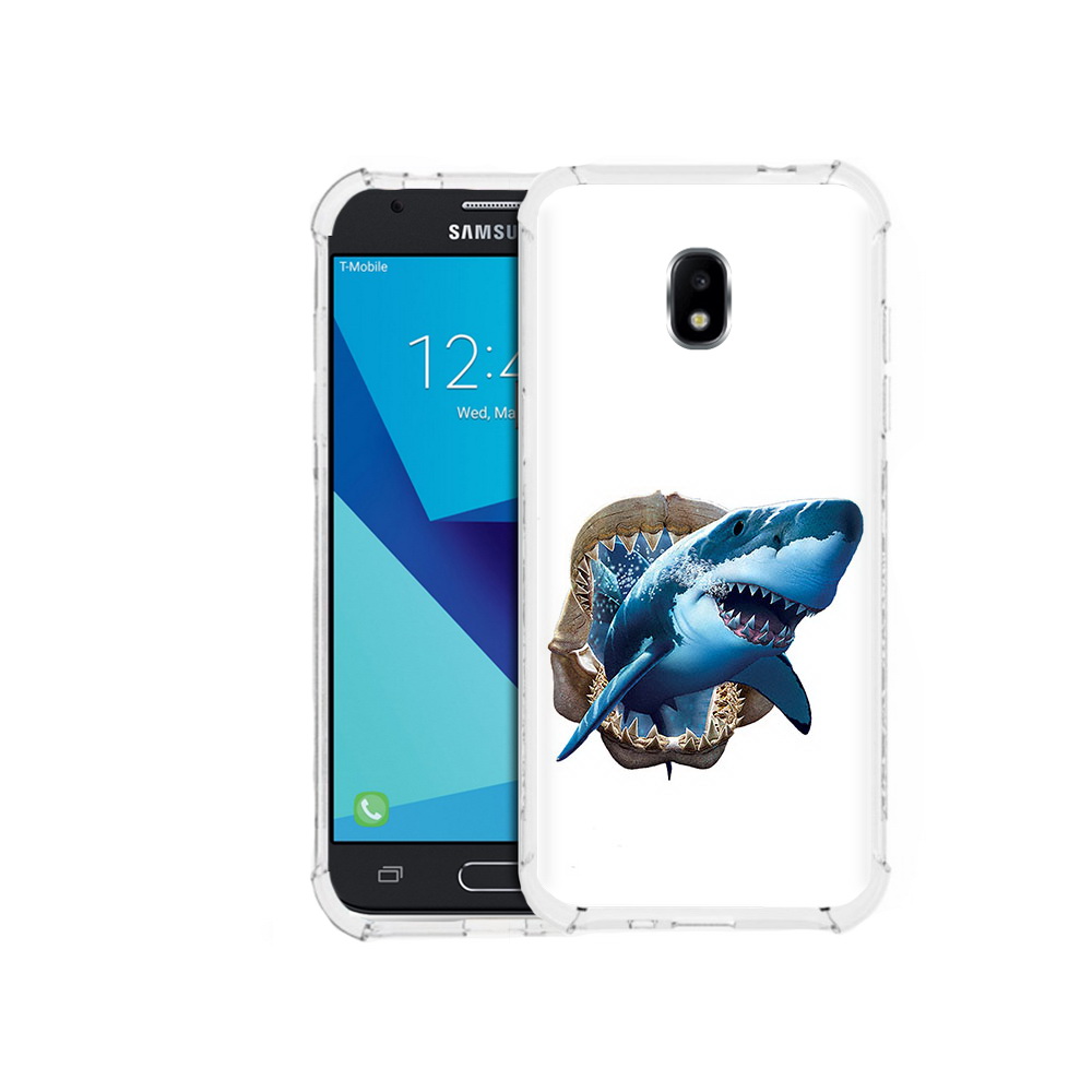 

Чехол MyPads Tocco для Samsung Galaxy J3 (2017) челюсти (PT74067.575.675), Прозрачный, Tocco