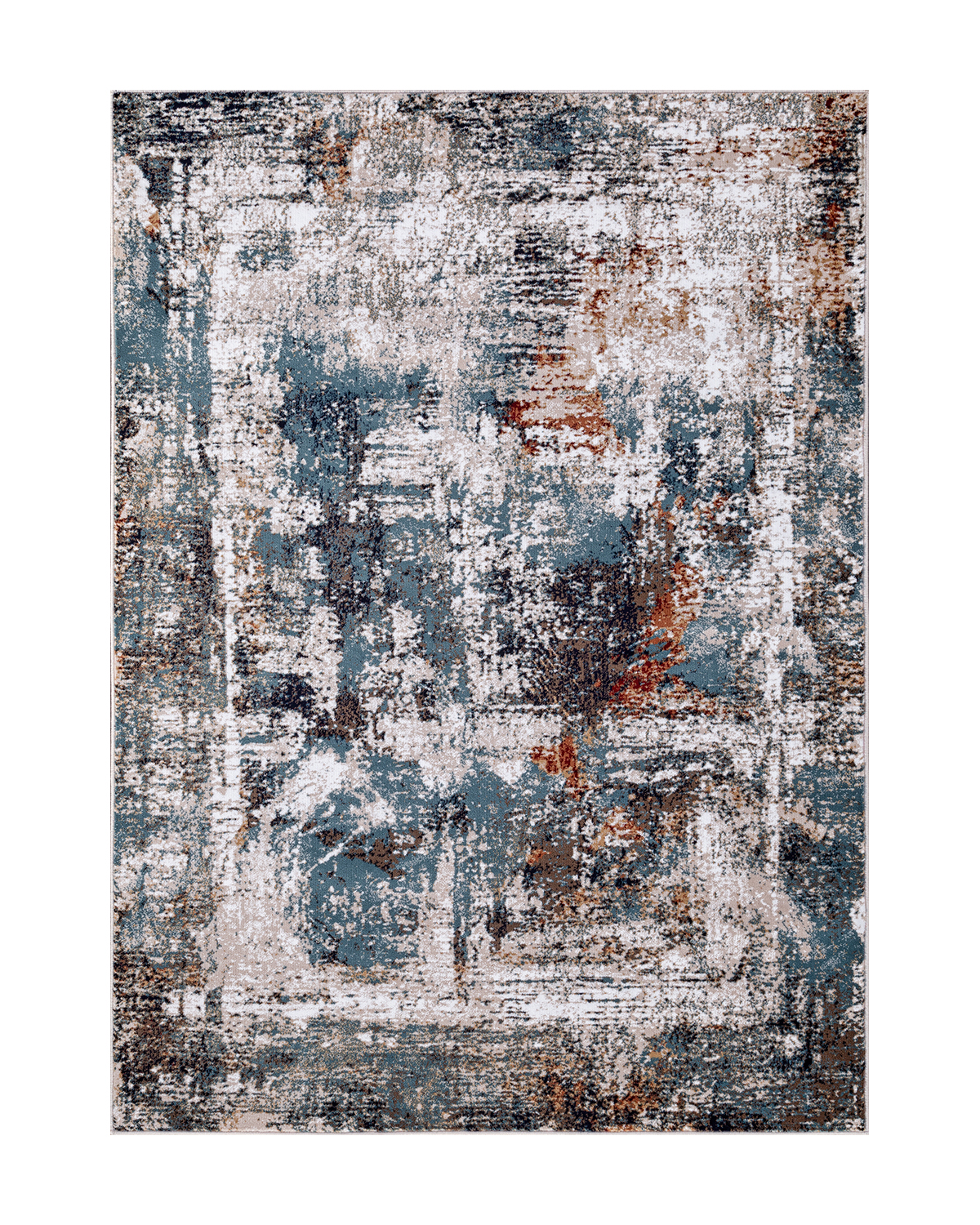 

Ковёр Merinos Richmond 70x120 прямоугольный кремовый синий D865