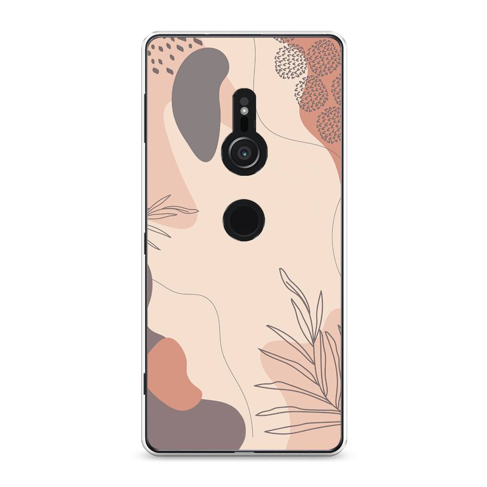 

Чехол для Sony Xperia XZ2 "Нюдовые тона", Коричневый;серый, 52850-4