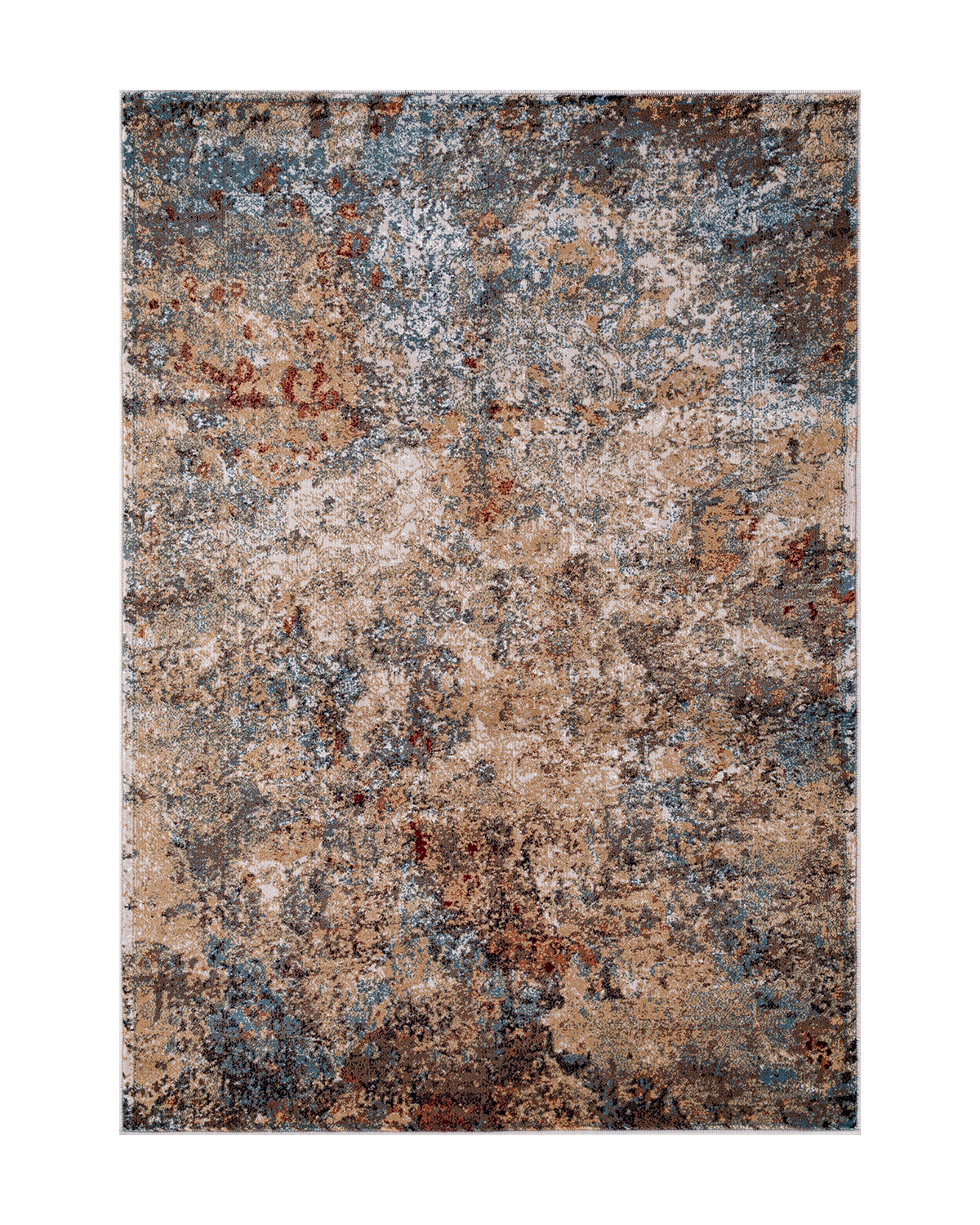 

Ковёр Merinos Richmond 80x140 прямоугольный бежевый синий D863