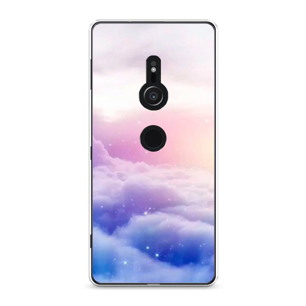 

Чехол для Sony Xperia XZ2 "Небеса", Голубой;белый;розовый, 52850-2