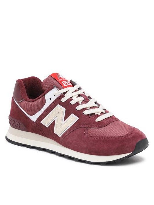 

Кроссовки мужские New Balance U574HMG красные 42 EU, Красный, 574 U574HMG