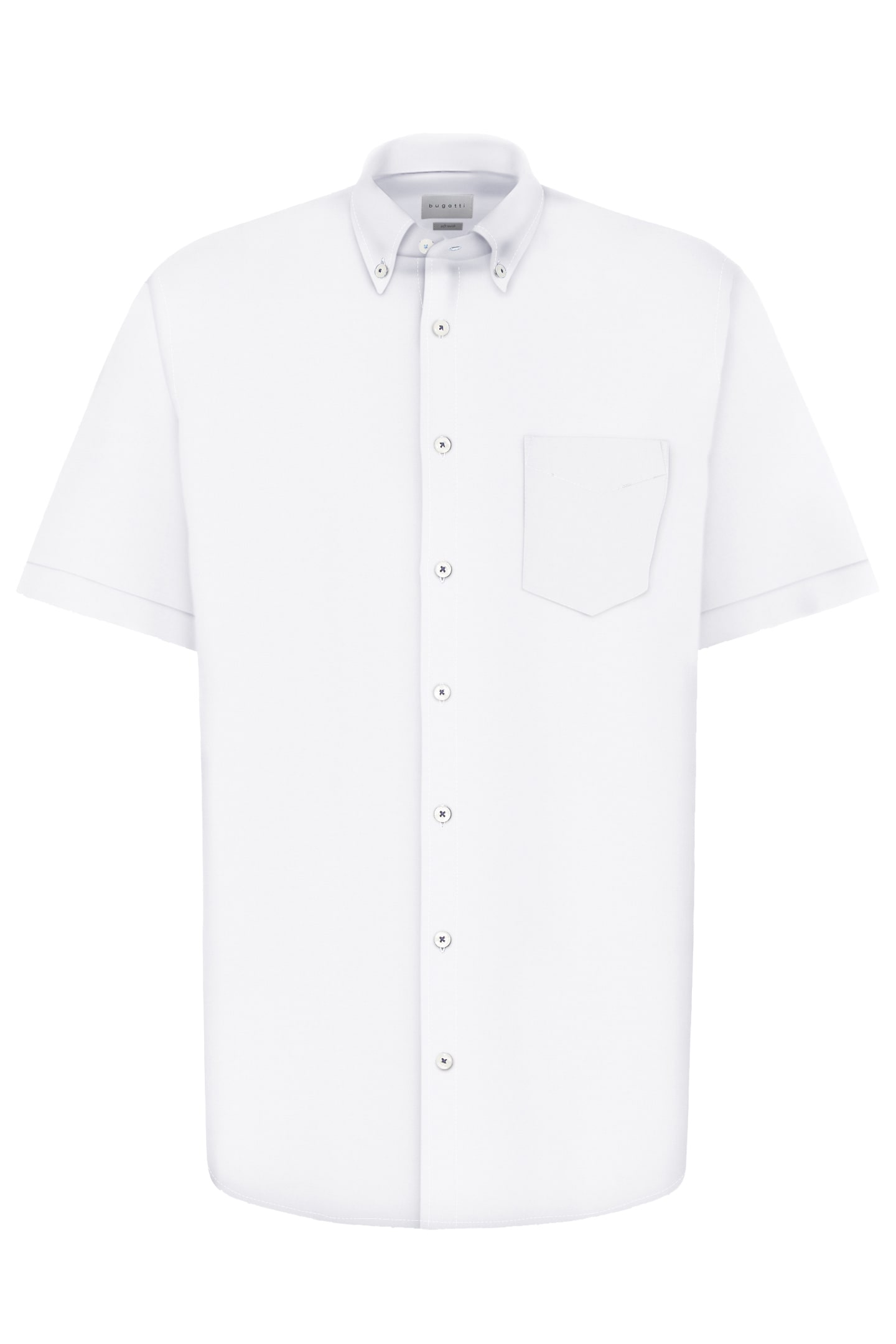 

Рубашка мужская Bugatti 9450 18540/10 белая 2XL, 9450 18540/10