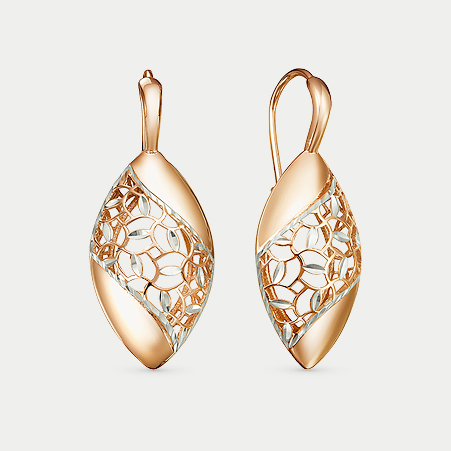 

Серьги из красного золота Красносельский Ювелир РАСд909-3750, РАСд909-3750
