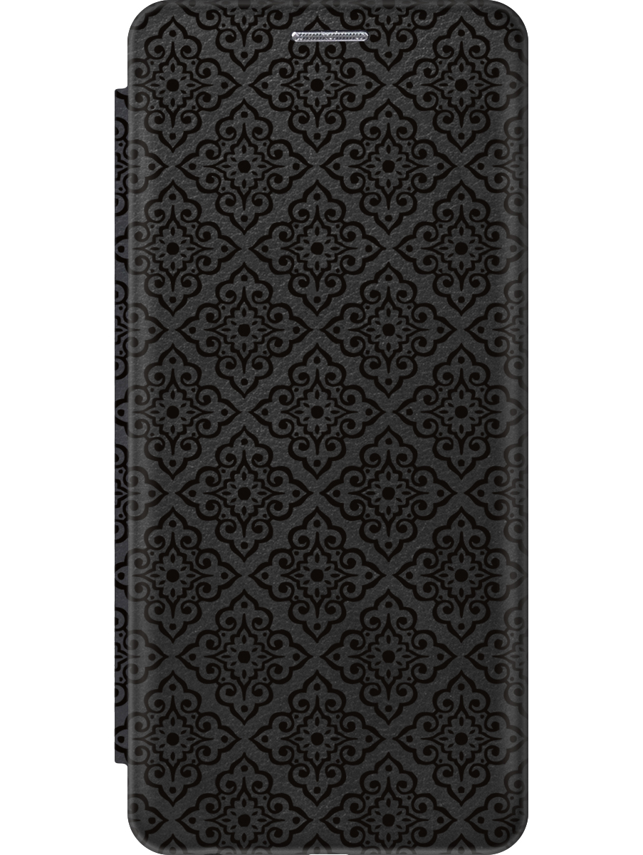 

Чехол-книжка на Apple iPhone 14 Plus с принтом "Elegant pattern 24", Черный, 20000254