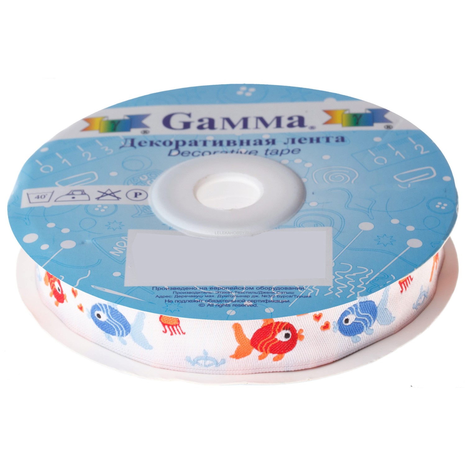 

Gamma 16 мм, 10 м, отделочная, сине-красная, Синий;красный