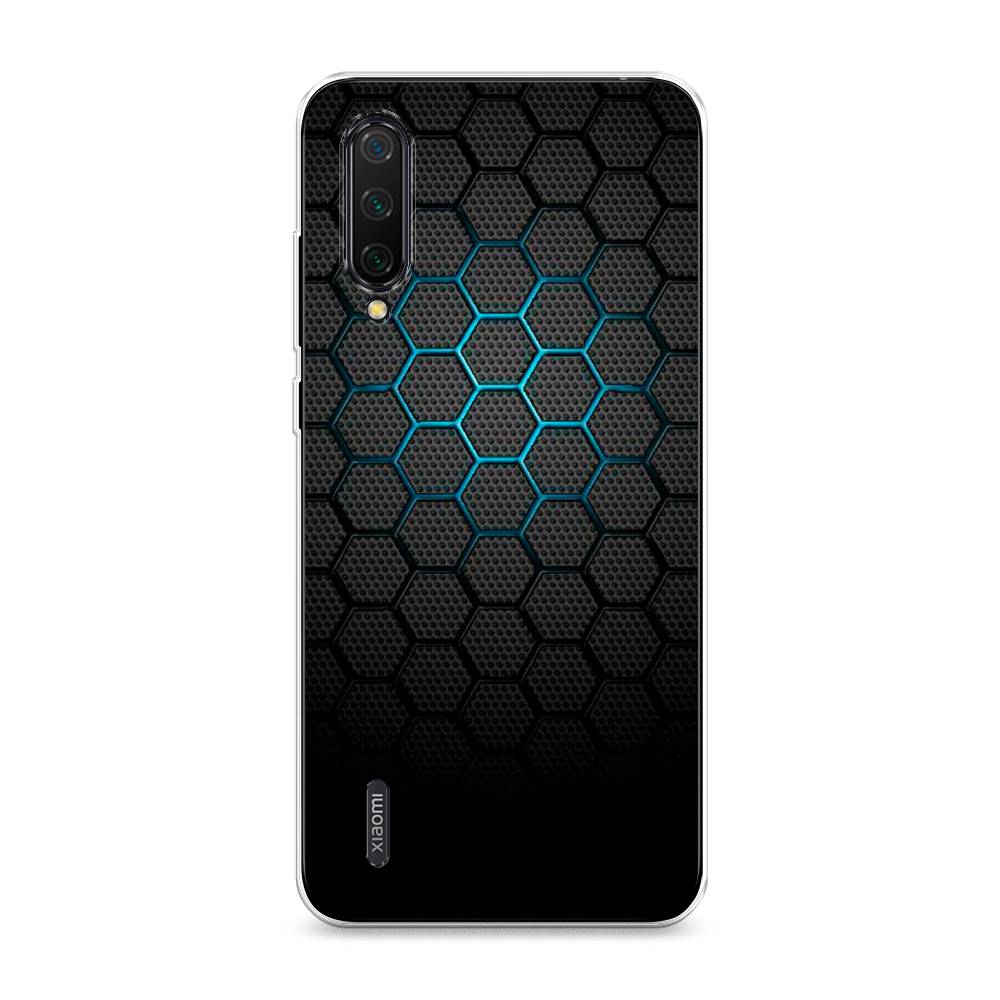 

Силиконовый чехол "Бирюзовые соты" на Xiaomi Mi 9 Lite, Разноцветный, 36750-3