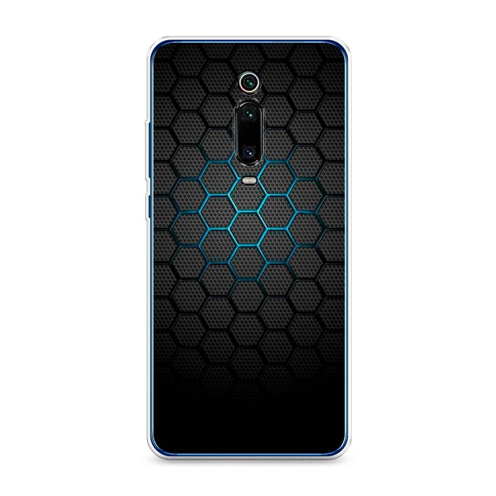 

Силиконовый чехол "Бирюзовые соты" на Xiaomi Mi 9T Pro, Разноцветный, 35850-3