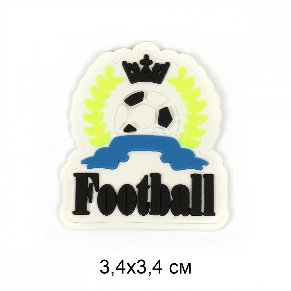 

TBY Football, 3,4х3,4 см, 20 шт, Белый