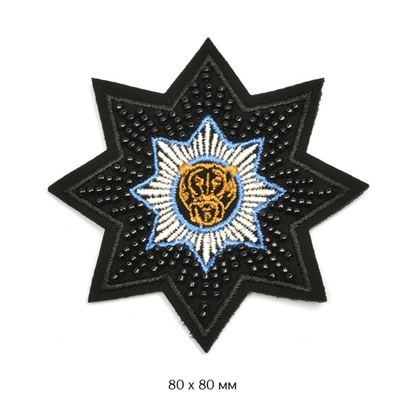 

TBY Звезда, 5 шт, 80х80 мм, Черный
