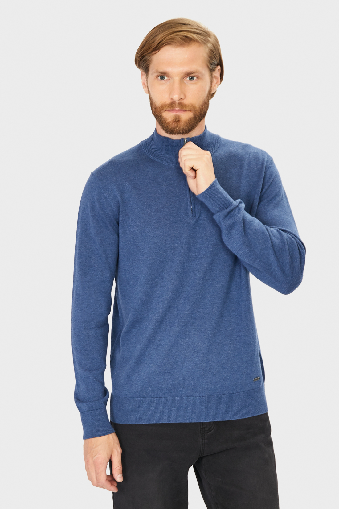 

Джемпер мужской Baon B631704 синий 4XL, B631704