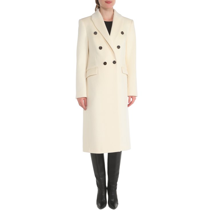 

Пальто женское Calzetti IRINA белое XL, Белый, IRINA
