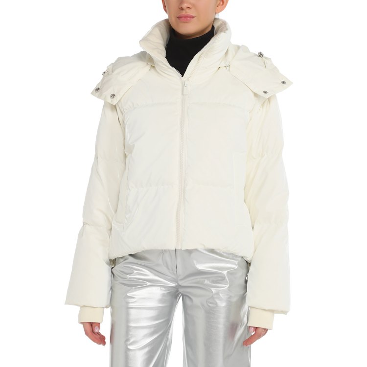

Пуховик женский Maison David MLY010 белый XS, MLY010