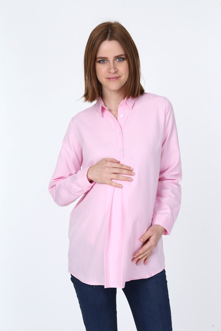 

Рубашка женская Luvmabelly 58984 розовая S (доставка из-за рубежа), 58984