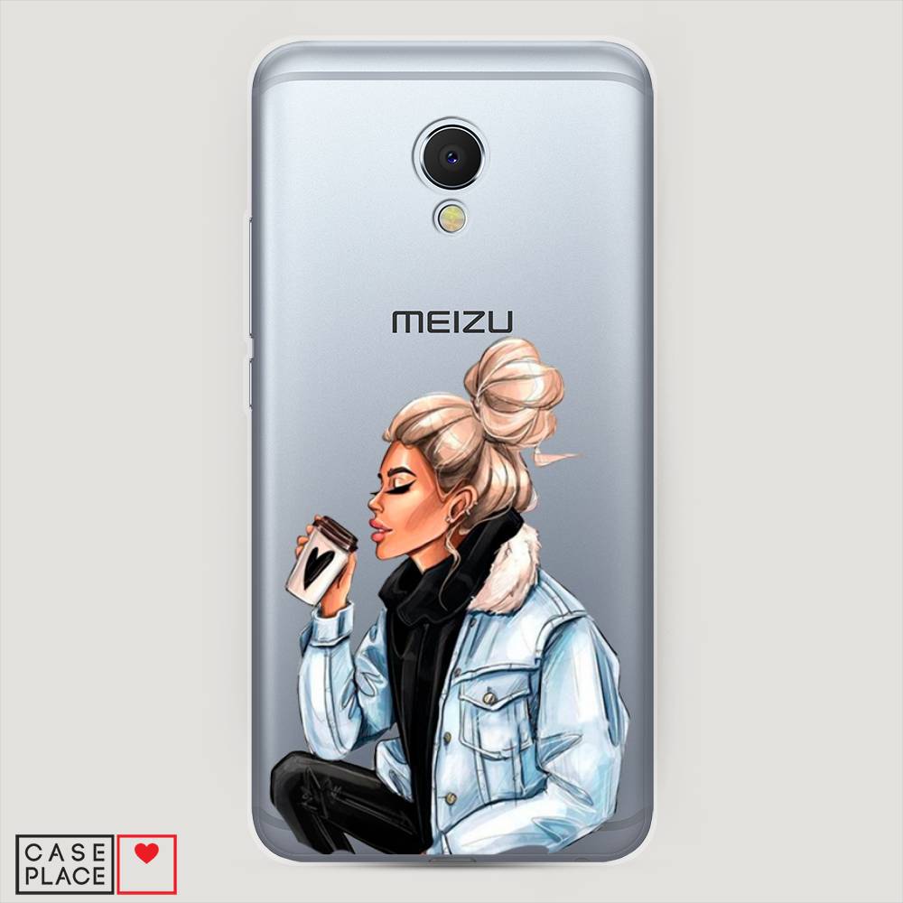 

Чехол Awog на Meizu MX6 "Cute girl", Коричневый;бежевый, 70950-7