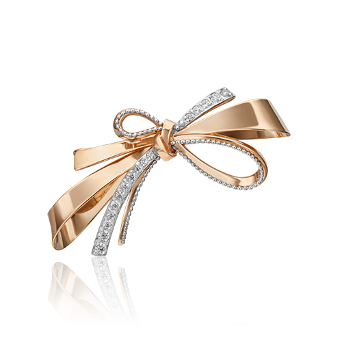 

Брошь из золота с фианитом PLATINA jewelry 04-0221-00-401-1111-48, 04-0221-00-401-1111-48