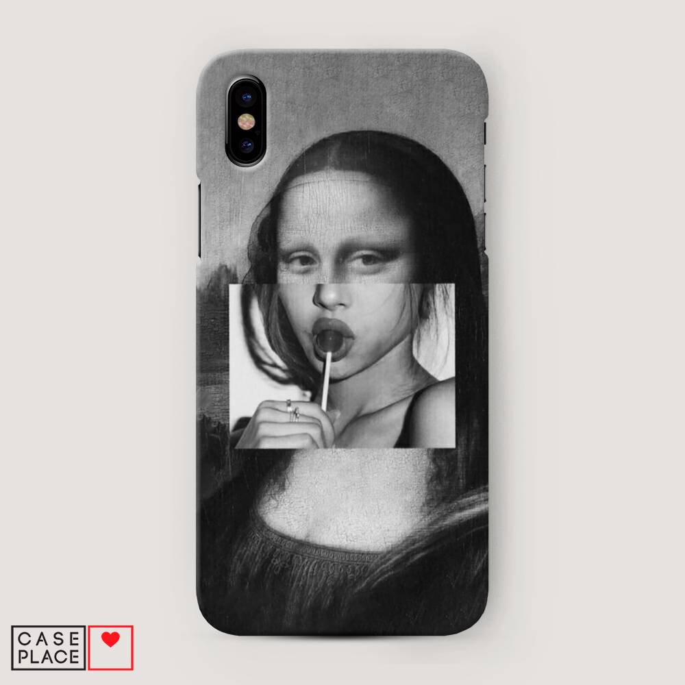 

Пластиковый чехол "Mona Lisa sucking lollipop" на Apple iPhone XS Max (10S Max), 11920-7
