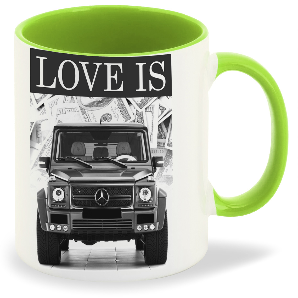 

Кружка CoolPodarok Love is Гелентваген Мерседес, Love is Гелентваген Мерседес