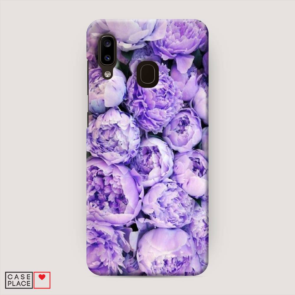 

Пластиковый чехол "Пионы сиреневые" на Samsung Galaxy A20, 27620-6