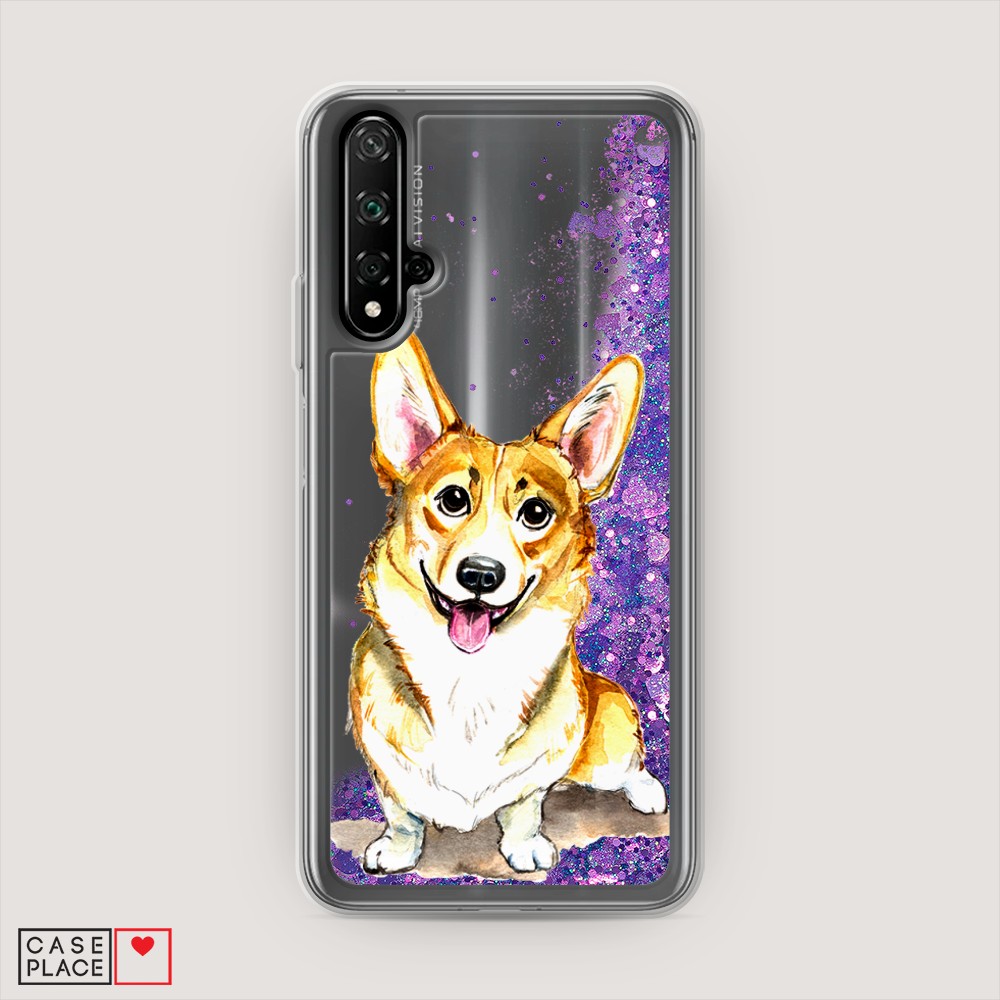 

Чехол Awog на Honor 20/Huawei Nova 5T "Малыш корги", Разноцветный, 69592-1