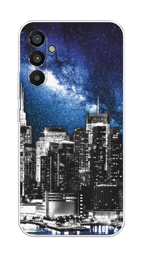 

Чехол Homey на Samsung Galaxy A34 5G "Космический Нью-Йорк", Синий;серый, 2107850-1
