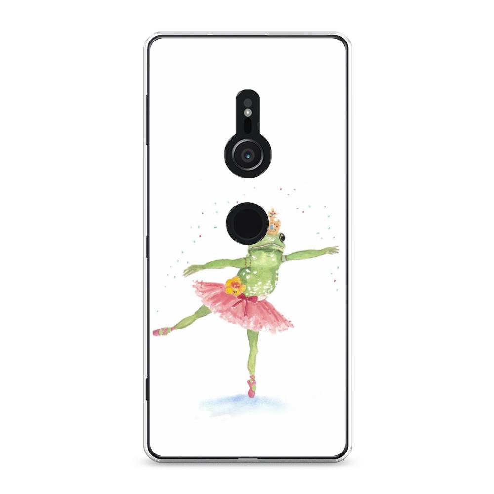 

Чехол для Sony Xperia XZ2 "Лягушка-балерина", Зеленый, 52850-4
