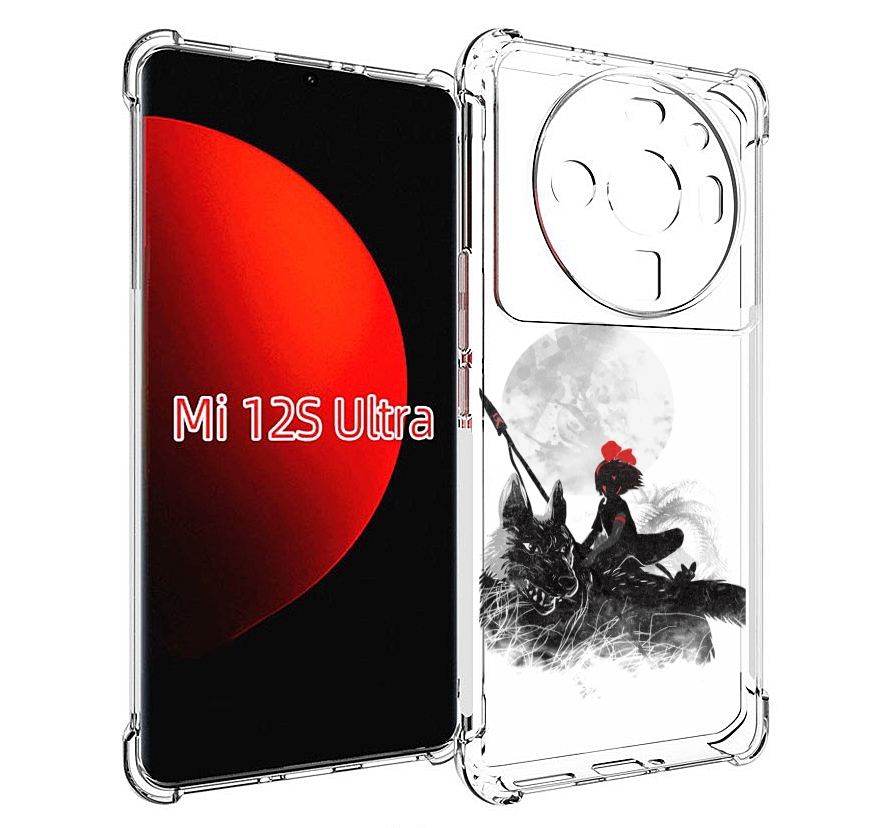 

Чехол MyPads мононоке для Xiaomi 12S Ultra, Прозрачный, Tocco