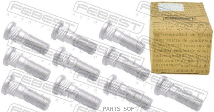 

Шпилька Колёсная (10 Шт. В Упаковке) Nissan Qashqai J10e 2006.12-2013.12 [El] Febest арт.