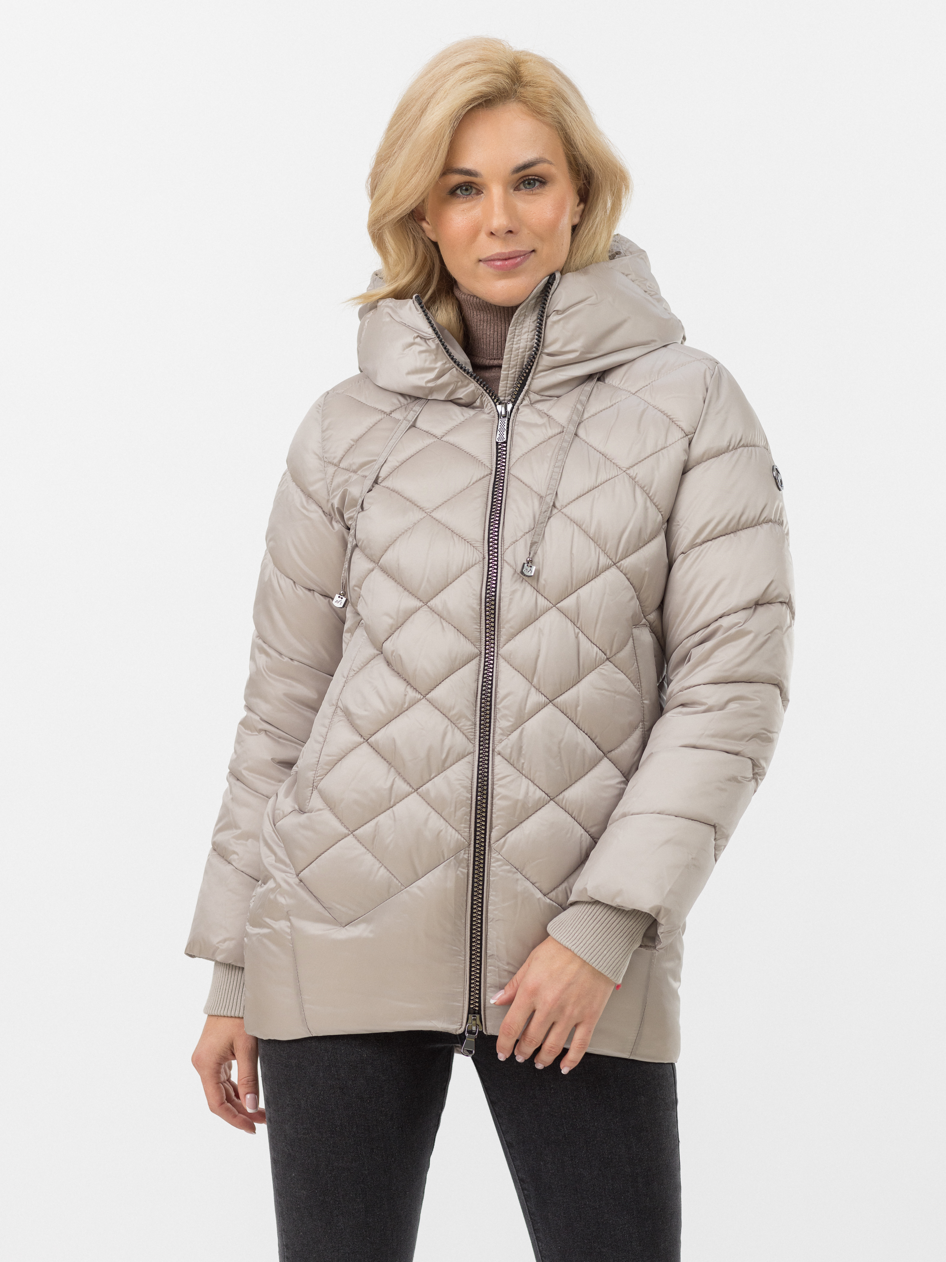 

Куртка женская Avi A-13025 бежевая 48 EU, Бежевый, A-13025