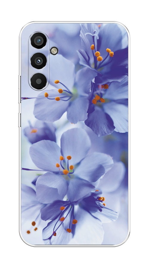 

Чехол Homey на Samsung Galaxy A34 5G "Фиолетовые цветки", Фиолетовый;синий, 2107850-1