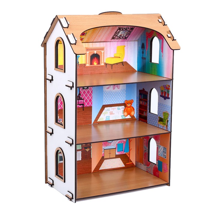 фото Кукольный домик «для маленьких принцесс» лесная мастерская