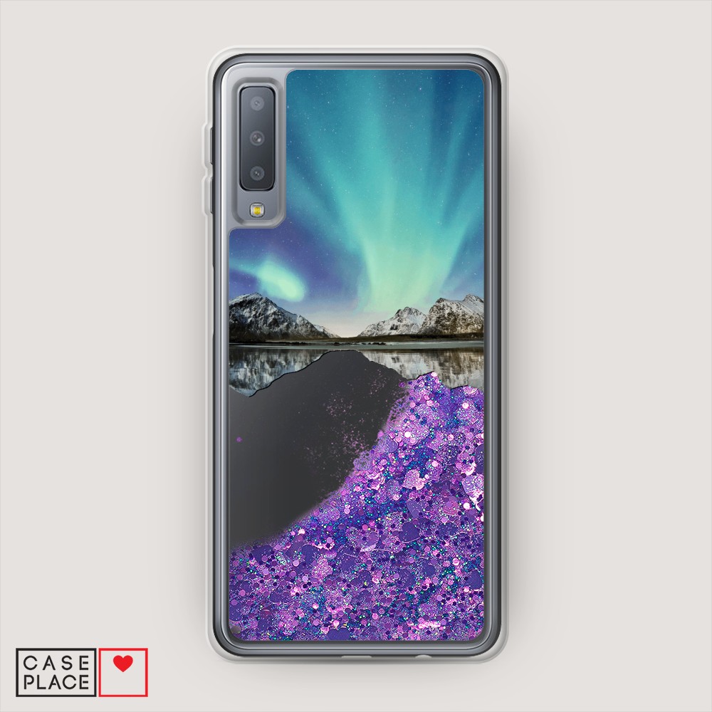 

Чехол Awog "Горное озеро и сияние" на Samsung Galaxy A7 2018, 26792-1