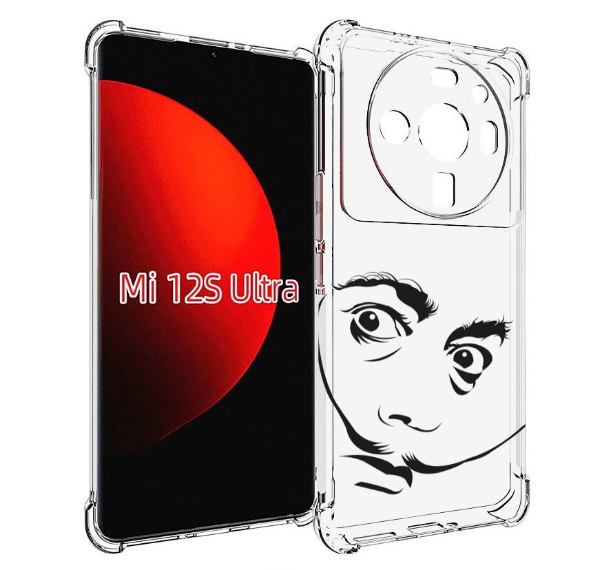 

Чехол MyPads мужчина с длинными усами для Xiaomi 12S Ultra, Прозрачный, Tocco