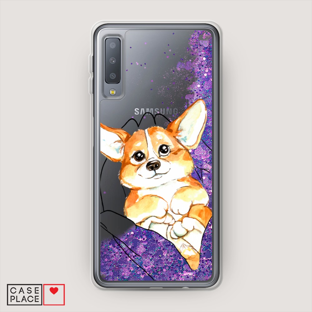 

Чехол Awog "Корги в ладошках" на Samsung Galaxy A7 2018, 26792-1