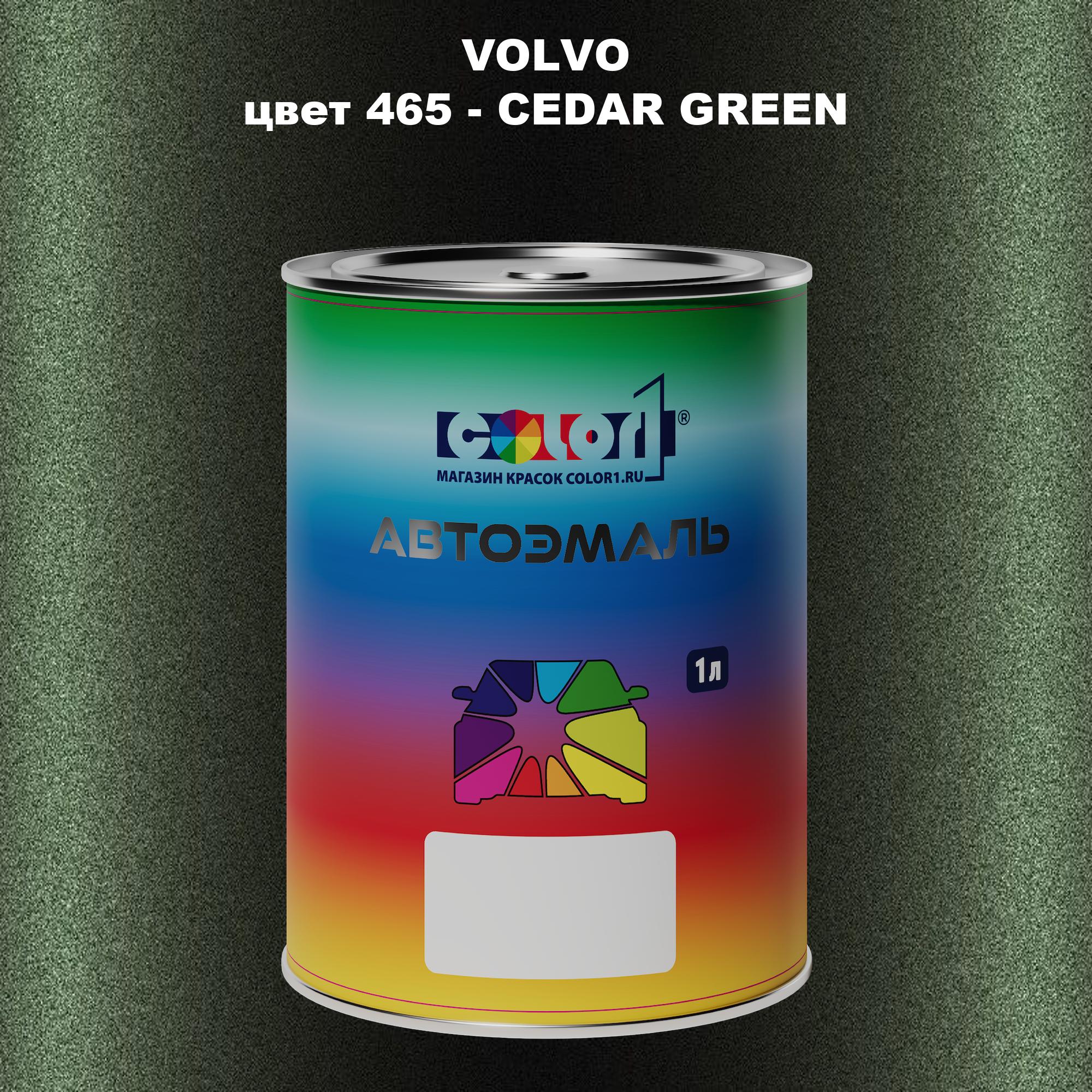 

Автомобильная краска COLOR1 для VOLVO, цвет 465 - CEDAR GREEN, Прозрачный