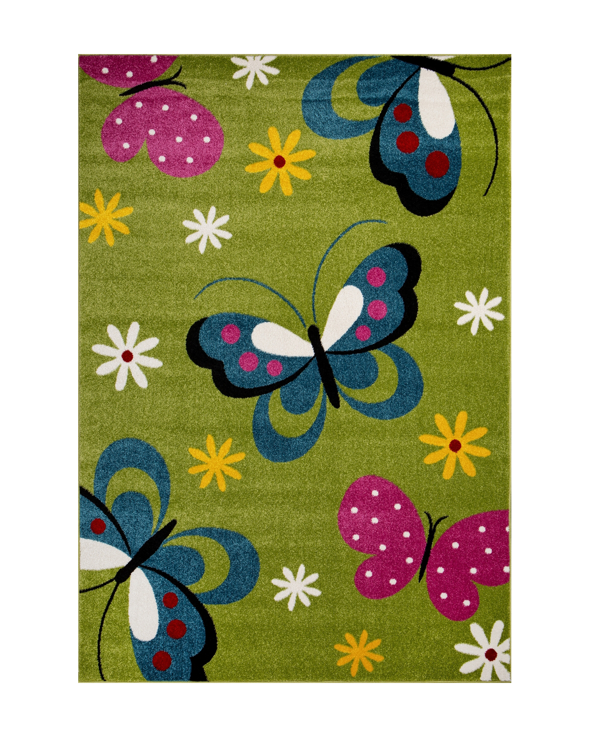 

Ковёр Merinos Rio 200x300 прямоугольный зелёный 0772