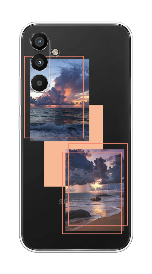 

Чехол Homey на Samsung Galaxy A34 5G "Sky collage"", Розовый;прозрачный;синий, 2107850-1