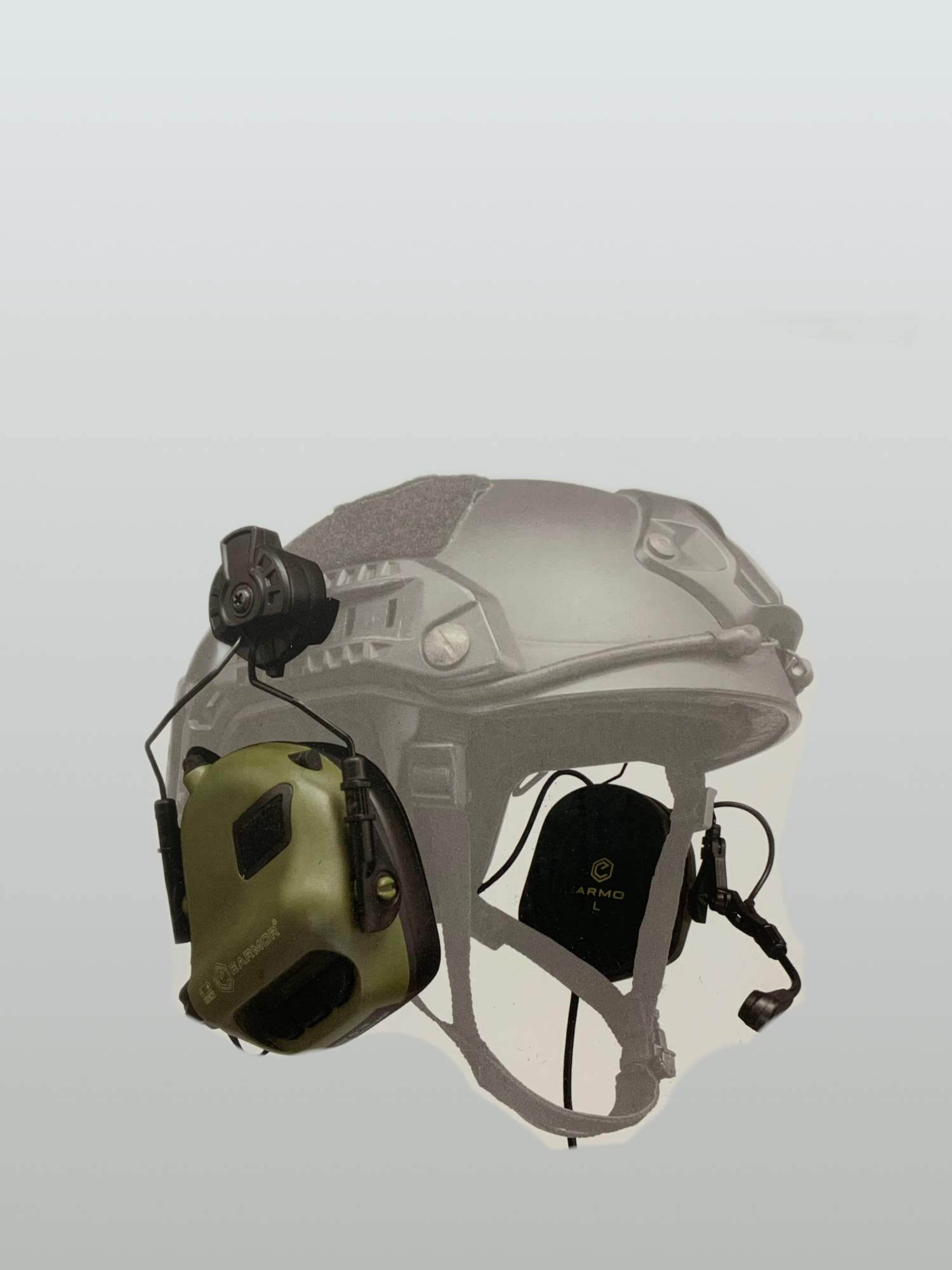 Наушники активные Военсклад МСК 00087 Earmor M32Н На шлем олива