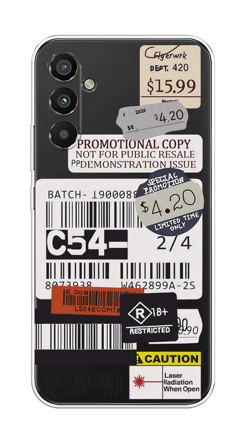

Чехол Homey на Samsung Galaxy A34 5G "Flight to Paris", Серый;бежевый, 2107850-1