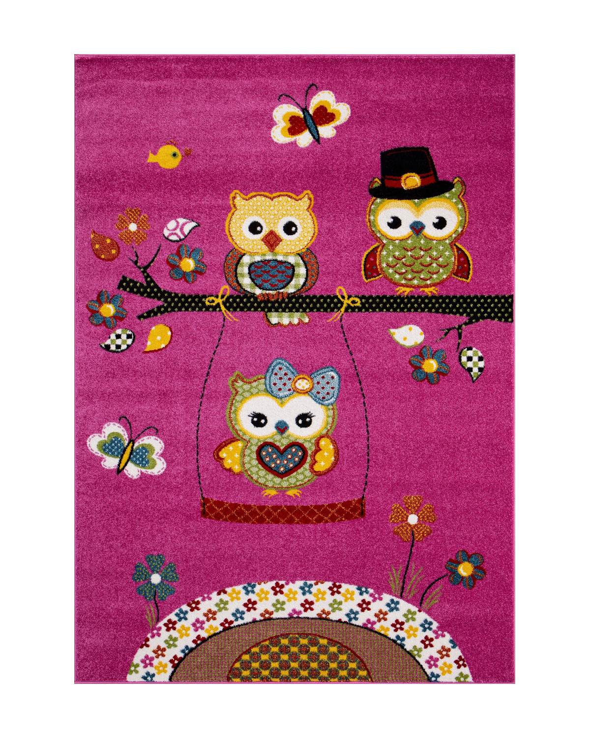 

Ковёр Merinos Rio 80x150 прямоугольный розовый 2740