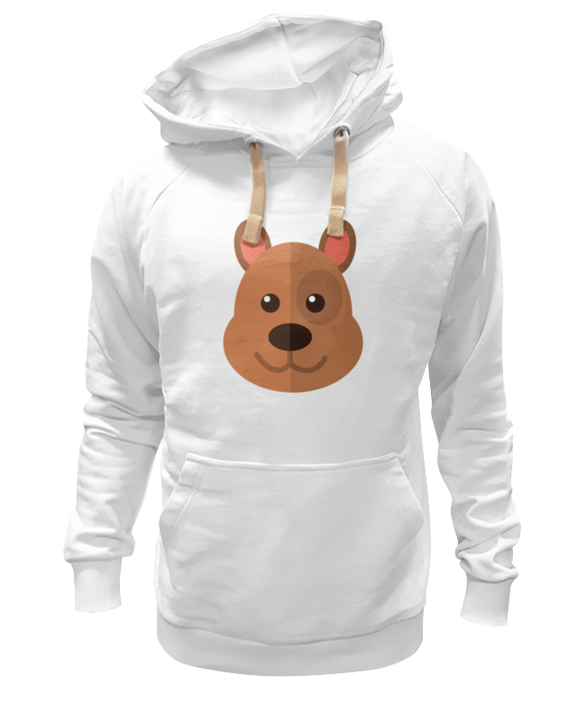 

Футболка мужская Printio Мишка белая 3XL, Белый, Мишка